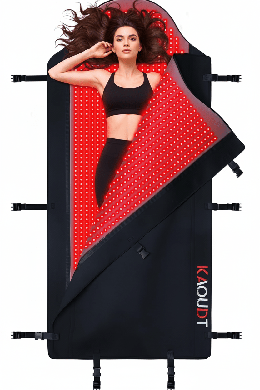Kaoudt Medical Grade Red Light Therapy Blanket – 2600 LEDs | 660nm & 850nm Full BodyWellness DeviceKaoudtWellness Path HoldingKaoudt Medical Grade Red Light Therapy Blanket with 2600 LEDs – Full Body Biohacking Device