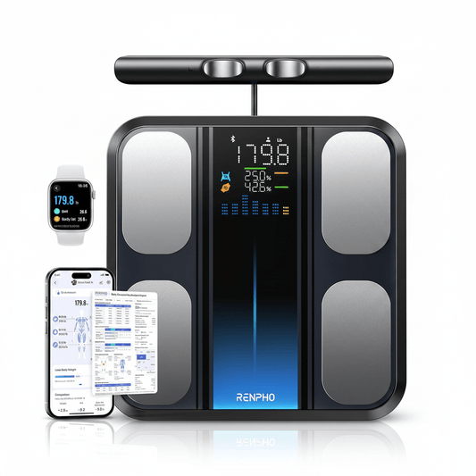 RENPHO MorphoScan – Smart Body Composition Scale | 13 Metrics | Hand Grip SensorsFitness TechRENPHOWellness Path HoldingRENPHO MorphoScan Smart Body Composition Scale with color LED display and hand grip sensors